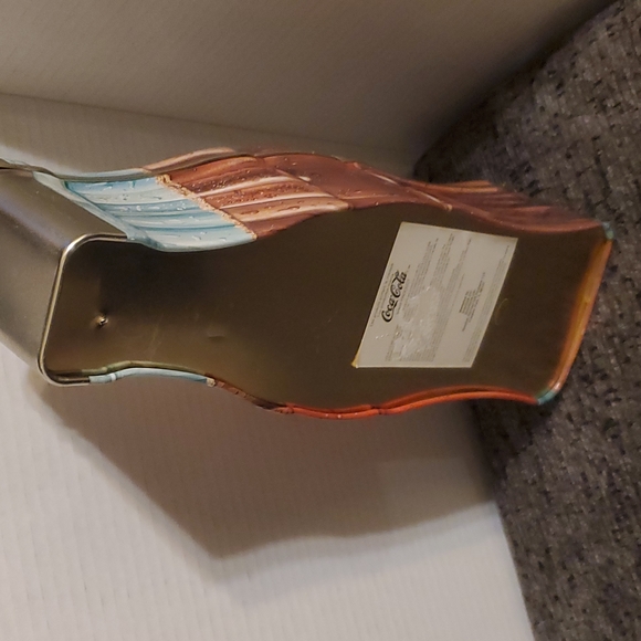 Vintage Coca Cola Coke Bottle Collectible Metal Tin - Picture 3 of 5